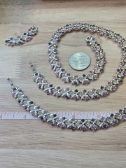 Camrose & Kross JBK J Kennedy Multi-Color Necklace Bracelet Extender Set Box COA