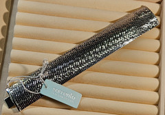 Vtg Sorrento Sterling Silver Bracelet 8″x1 1/4″ Italy .925