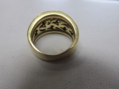 1.50 ctw Diamond Pave Ring in 18k Gold size 7 VS1-2 G Diamonds Make Offer