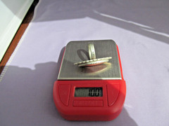 VINTAGE OLD PAWN STERLING SUPER LONG NAVETTE MARQUISE JASPER RING SIZE 6