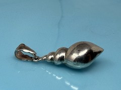 Vintage 925 Sterling Silver Conch Beach Sea Shell Pendant 2g