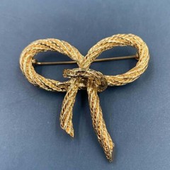 Vintage Gold Pearl Baroque Star Moon Ginkgo Brooch Pin Woman Party Accessories