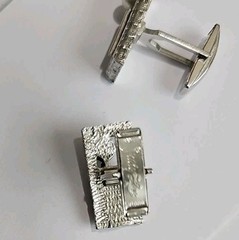 1950-1970 Judy Lee Pearl Cufflinks Cuff Links Modernist Vintage Pair