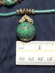 Vintage Miriam Haskell Art Glass Bead Beaded Necklace