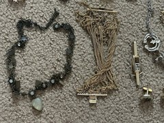 Huge Vintage Estate Costume Jewelry Lot About 125 Pieces Many Wearable