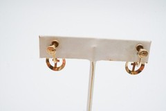Vintage Gold Filled Cross Earrings