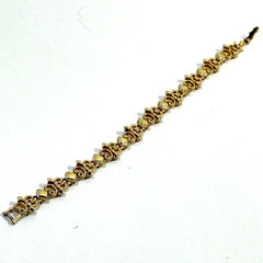 VTG AVON Precious Pretenders Filigree Bracelet Gold Plated 7.25″