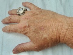 HEAVY 1940’s Vintage “K” MONOGRAM Initial Nickel-Plated Brass BIKER RING Size 9