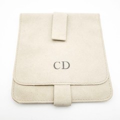 Christian Dior CD Logo Gold Necklace with Pouch 39-44cm