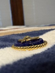 Catholic/Christian Fish Symbol Ichthys .925 Silver Gold Tone Religious Charm