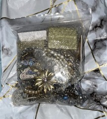 Mixed Estate Jewelry Mystery Lot – 925 SILVER ONLY Vintage Jewelry – 100 GRAMS
