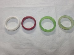 Lot Of 4 Vintage Stone Bracelets