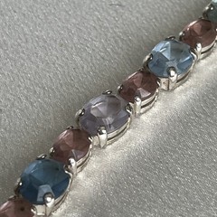 Multicolor Faceted Gemstone Bracelet