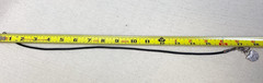 Primal Silver Co. Bali Sterling 925 Black Leather Cord Choker Necklace 2008