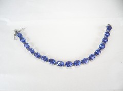 Sterling Silver 925 Treated Color Change Fluorite Tennis Bracelet Fits 7.5