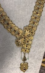 Antique Austro-Hungarian Jeweled Enamel Belt – Renaissance Revival 19thC