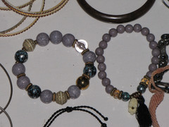 Alex And Ani 24K Electro Plated Lot Of 119 Silver Tone Rinstones Beaded Bangle