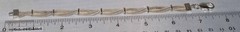 Vintage Sterling Silver Italy Twist Bracelet 16 grams 7.5 inches