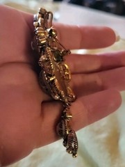 JULIANA DeLizza and Elster MOROCCAN MATRIX Vintage Dangle Pin Brooch Pendant