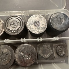 Lot Of 43 Antique Vintage Impression Die Jewelry Tool Steel — Many Types & Sizes