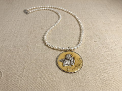 Vintage Angel Tennyo Pearl Necklace