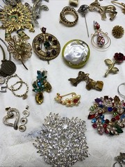Lot Of Antique/Costume Jewelry
