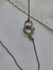 Vintage Faux Champagne Pearls With Gold Tone Spacers Long Rope Necklace 110″