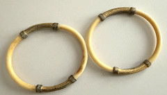 Vintage Celluloid W/GOLD TONE METAL, SOME TARNISHING SEE PICS SET 2