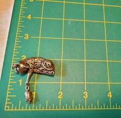 Vintage Jezlaine Sterling Silver Cat Playing with Mouse Brooch (179 – 2679)