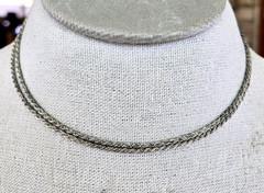 Vintage 925 Italy HAN Rope Chain Necklace 29.5″ 9.61 Grams