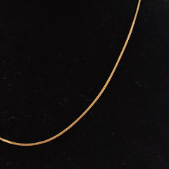 Vintage Nakagawa Co. Gold Tone Chain Japanese Necklace 18″ Spring Ring – Signed