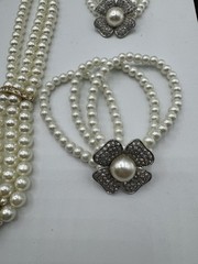 Faux and Simulated Pearl Necklaces and Bracelets Vintage *See Description*