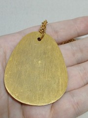 Vintage Cloisonné Enamel Floral Pendant Necklace 24″