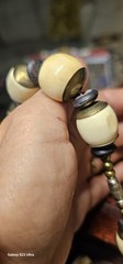 Vintage Horn/bone Bakelite And Elephant Horn necklace Rare Treasure Beautiful