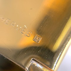 Vintage Hermes Clic Clac Bangle Bracelet Blue Enamel Angel White Horse Size PM