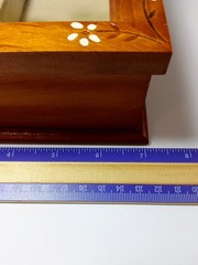 Jewelry Trinket Hinged Box W/ 8 Piece Jewelry Lot Vintage Modern Costume