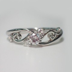 Art Deco Style Round Cut Lab Created Diamond 14K White Gold FN Engagement Ring