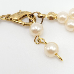 Faux Pearl Collar RBG Style Professional Old Style Elegance Necklace 18 Inch