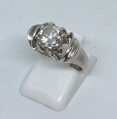 Vintage rings made of 925 silver, Size 6.75 . Weight 4.26 g.Jewelry from Ukraina