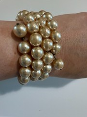 Vintage Lot of 7 Faux Pearl Necklaces 1 Bracelet Bridal Classic Elegant Retro