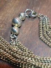 Vintage Gold Tone 24 Inch Necklace