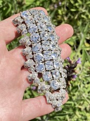 Early 1900s Antique Eisenberg Original Signed Large Fur Pin Brooch