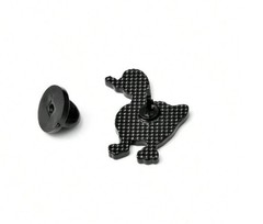 Funny Cartoon Duck With Knife Metal Brooch Pin Backpack Purses Clothing Lapel