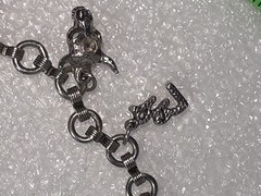 Vintage Brown Enamel Prancing HORSE 1″ Pin Brooch & Western Theme Charm Bracelet