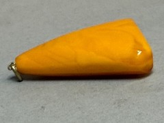 NATURAL OLD ANTIQUE YELLOW BUTTERSCOTCH BALTIC AMBER PENDANT 8,9 gr