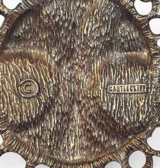 VINTAGE LARRY VRBA FOR CASTLECLIFF PRIMITIVE TRIBAL FACE PENDANT NECKLACE