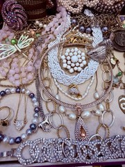Vintage Estate Costume Jewelry Lot! AVON, MONET and more!