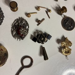 Varied Lot of Vintage Collar Buttons & Studs. Costume, Jewelry, And More.