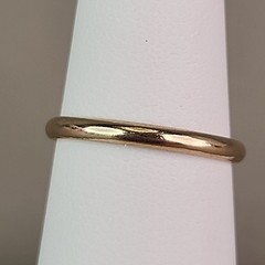 Rhinestone Ring Pink Glass Adjustable Gold Tone Leaves 6.5