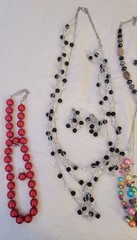 Vtg Lot 10 Costume Fashion Jewelry Quartz Faux Pearl Earrings Necklaces Estate